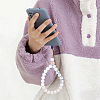 1Pc Silicone & Wood Pendant Decorations HJEW-BM0001-61D-6