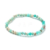 Synthetic Shoushan Stone Beaded Stretch Bracelets BJEW-A117-A-19-2