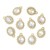 10Pcs Alloy Rhinestone Pendants ALRI-YW0001-25A-1