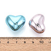 Plating Opaque Acrylic Beads PACR-T018-05M-3