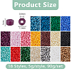 90G Pearlized Cylinder Seed Beads SEED-DC0001-18A-2