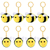 8Pcs Handmade Yarn Costume Keychain KEYC-GA00016-1