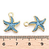 Alloy Enamel Pendants X-PALLOY-T056-08A-3