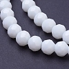 Faceted(32 Facets) Glass Beads Strands EGLA-J042-8mm-26-1