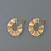 Stylish Brass Stud Earrings AK1364-2