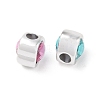 Opaque Acrylic with Rhinestone Beads OACR-Z020-02B-2