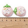 Cat Theme Opaque Resin Cabochons CRES-Z010-01A-3