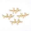 Brass Links connectors LS-KK-P153-05G-NF-1