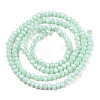 Electroplate Glass Beads Strands X-EGLA-A034-P2mm-A20-2