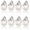 10Pcs Transparent Glass Pendants GLAA-SP0001-45B-6