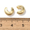 Brass Crimp Bead Cover KK-K383-07B-G-3