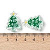 Christmas Decorations Theme Opaque Acrylic Bead with Enamel OACR-Z021-01L-3