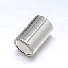 Tarnish Resistant 304 Stainless Steel Magnetic Clasps with Glue-in Ends STAS-M200-D-01-3