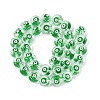 Glass Enamel Beads Strands GLAA-Q112-01A-04-2