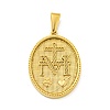 Ion Plating(IP) 304 Stainless Steel Pendants STAS-R231-18G-05-1
