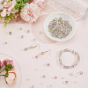 114Pcs Transparent Electroplate Glass Beads GLAA-PA0001-17C-3