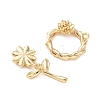 Brass Toggle Clasps KK-F194-03A-G-3