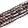 Baking Paint Transparent Glass Beads X1-DGLA-N011-4mm-09-1