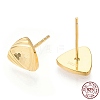 925 Sterling Silver Stud Earrings STER-T004-52G-4