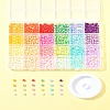 DIY Column Baking Paint Glass Seed Beads Bracelets Making Kits SEED-FS0001-39-8