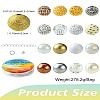 50 Pcs DIY Resin Rhinestone Graduated Beads Bracelets Making Kits DIY-CJ0002-47-9