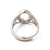Adjustable Brass Ring Components X-KK-D085-10P-2