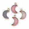 Druzy Resin Pendants RESI-S383-063-2