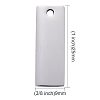 Tarnish Resistant 304 Stainless Steel Pendants LS-STAS-I140-22B-3