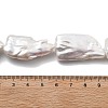 Natural Baroque Keshi Pearl Beads Strands PEAR-P064-01G-06A-5