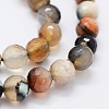 Natural Agate Beads Strands G-K261-04A-8mm-3