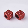Plated Acrylic Beads MACR-S299-051A-2