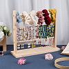 3-Tier Detachable Wooden Bracelet Organizer Display Tower Stands ODIS-WH0043-262B-4