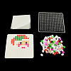 Santa Claus Square  DIY Melty Beads Fuse Beads Sets: Fuse Beads X-DIY-R040-27-1