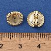 Brass Earring Nuts KK-K383-25A-G-3