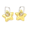 Star Brass Hoop Earrings for Women EJEW-U057-06C-03GP-4