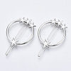 Alloy Hollow Geometric Hair Pin PHAR-N005-010P-1