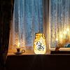 PVC Lamp Film for DIY Colorful Light Hanging Lamp Frosted Glass Jar DIY-WH0505-014-5