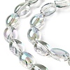 Electroplate Glass Beads Strands EGLA-B005-01A-FR06-3