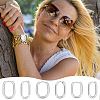 6 Pairs 3 Styles 304 Stainless Steel Hoop Earrings EJEW-UN0003-29A-5