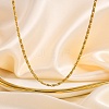 Stainless Steel Chain Necklaces PW-WG0E3F7-01-2