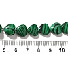 Synthetic Malachite Beads Strands G-R190-10mm-46-5