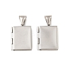 316 Stainless Steel Locket Pendants LS-STAS-K321-02P-1