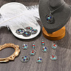 12Pcs 3 Styles Alloy with Dyed Synthetic Turquoise Pendants FIND-SZ0019-79-6