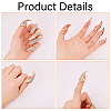 1 Set Alloy Rhinestone Women Finger Nail Rings RJEW-GL0001-03KCG-4