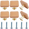 6Pcs Imitation Leather Jewelry Box Drawer Handles FIND-CL0001-69B-7