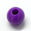 Opaque Acrylic Beads MACR-S802-6mm-QZ54-2