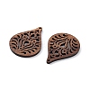 Walnut Wood Laser Cut Pendants WOOD-Q051-03A-2