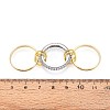 Brass Micro Pave Cubic Zirconia Finger Rings RJEW-D325-01PG-06-6