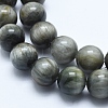 Natural Hawk's Eye Beads Strands G-E483-20-10mm-3