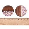 Epoxy Resin & Walnut Wood Pendants RESI-T057-10C-3